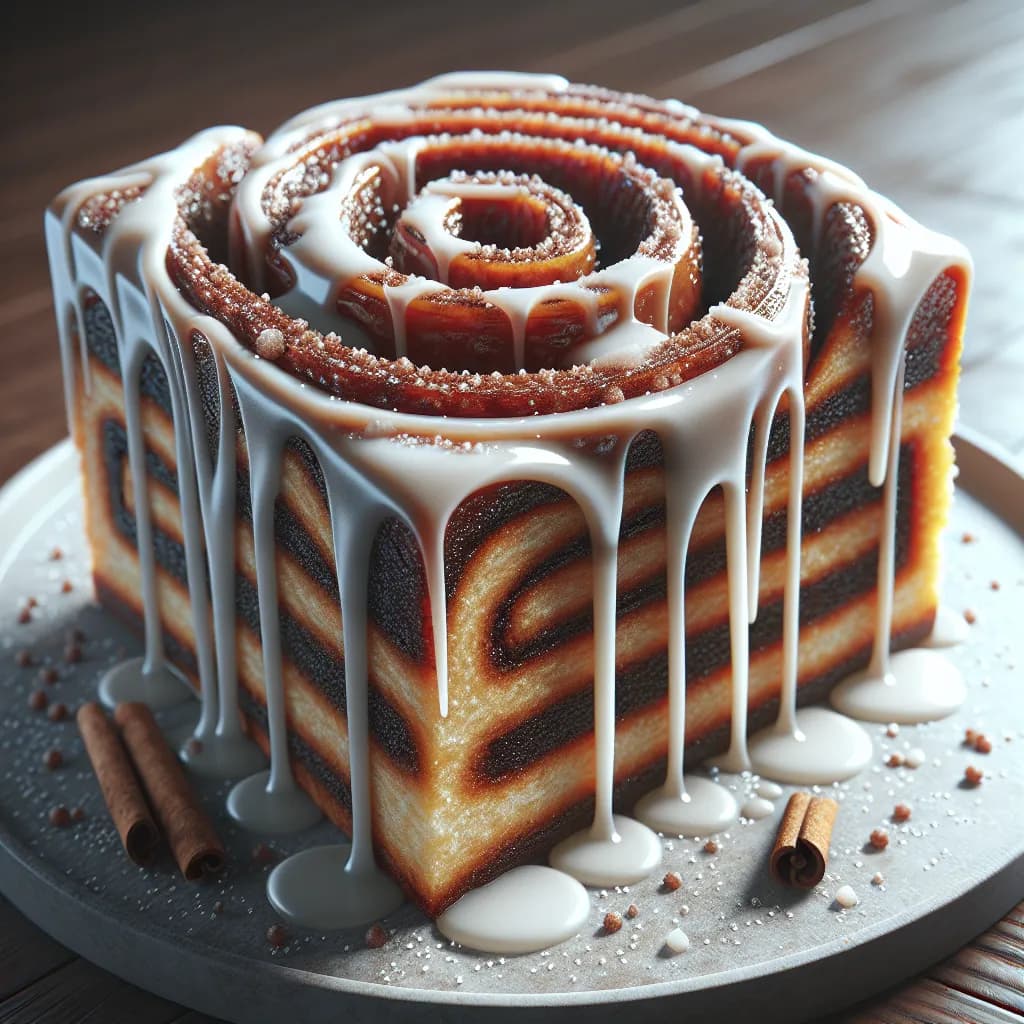 Cinnamon Roll Cake