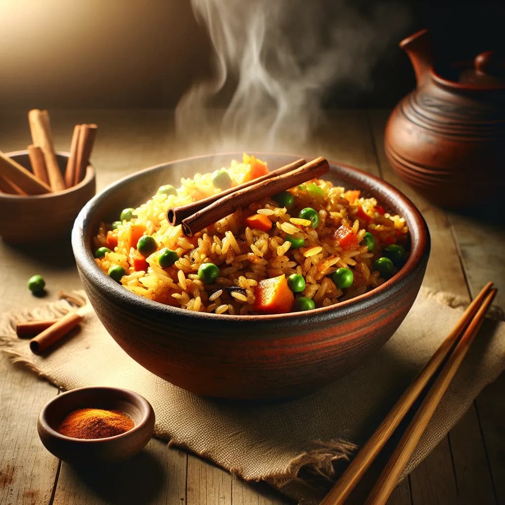 Cinnamon Spiced Fried Rice