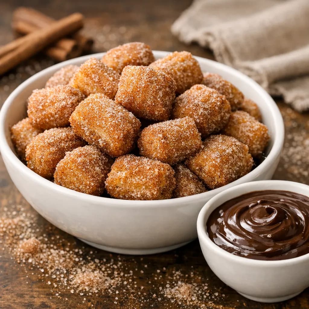 Cinnamon Sugar Churros Bites