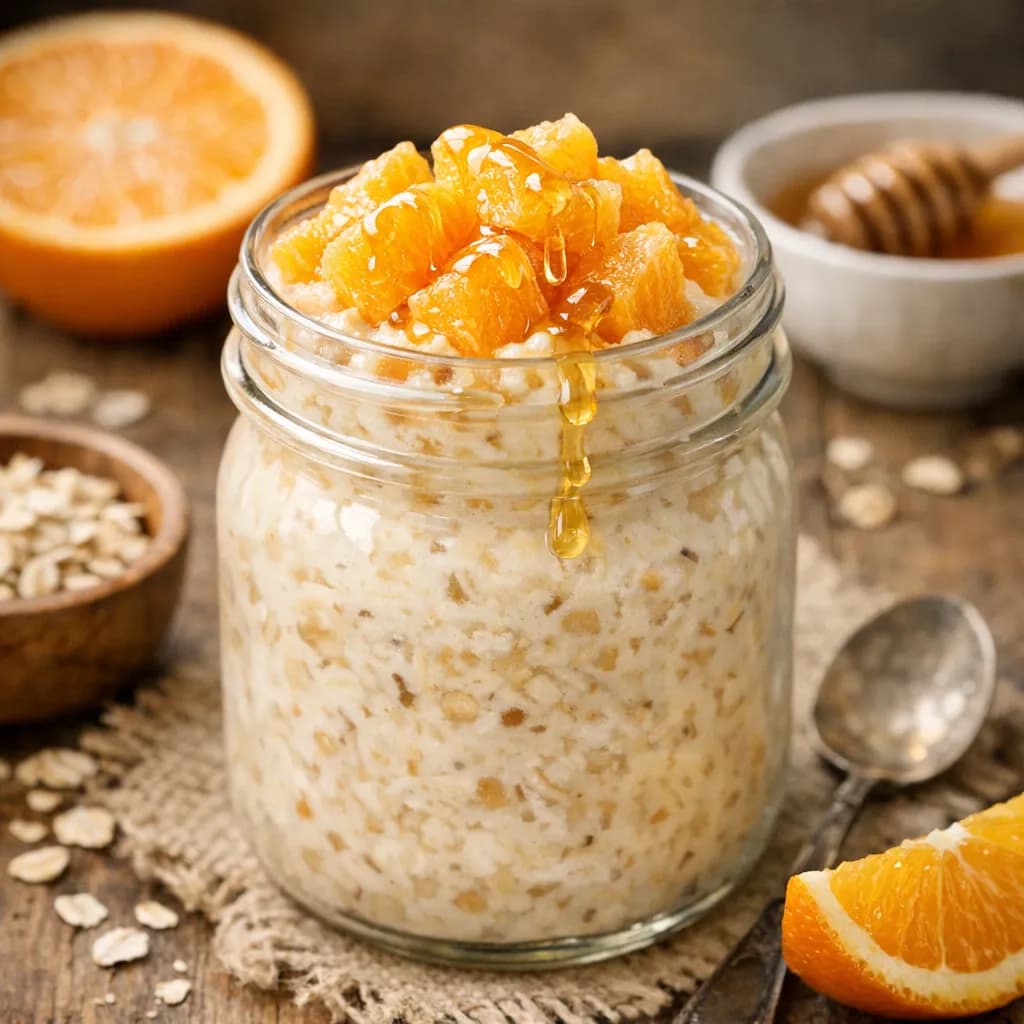 Citrus Fiber Milk Overnight Oats