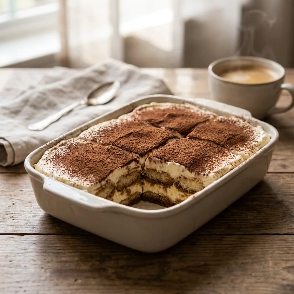 Classic Alcohol-Free Coffee Tiramisu