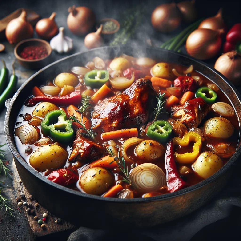 Classic BBQ Chicken Stew