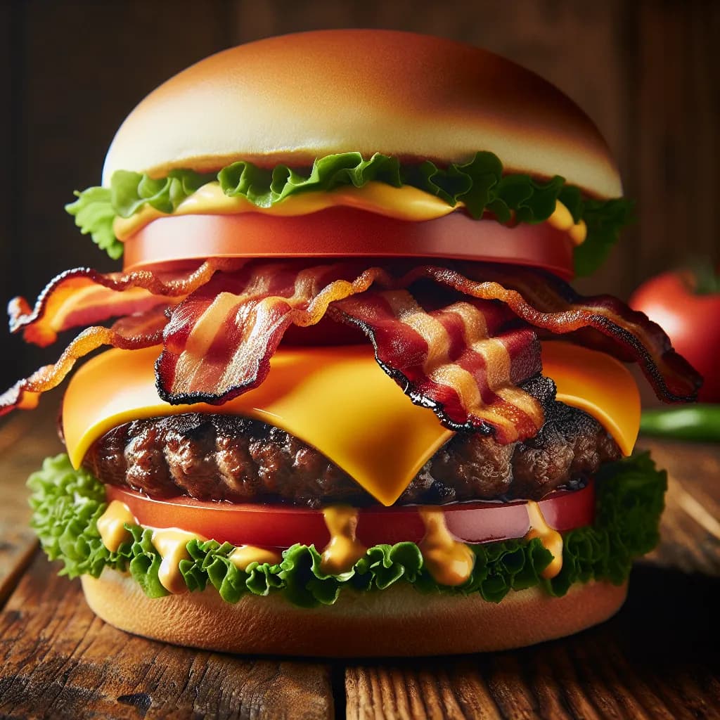 Classic Bacon Hamburger