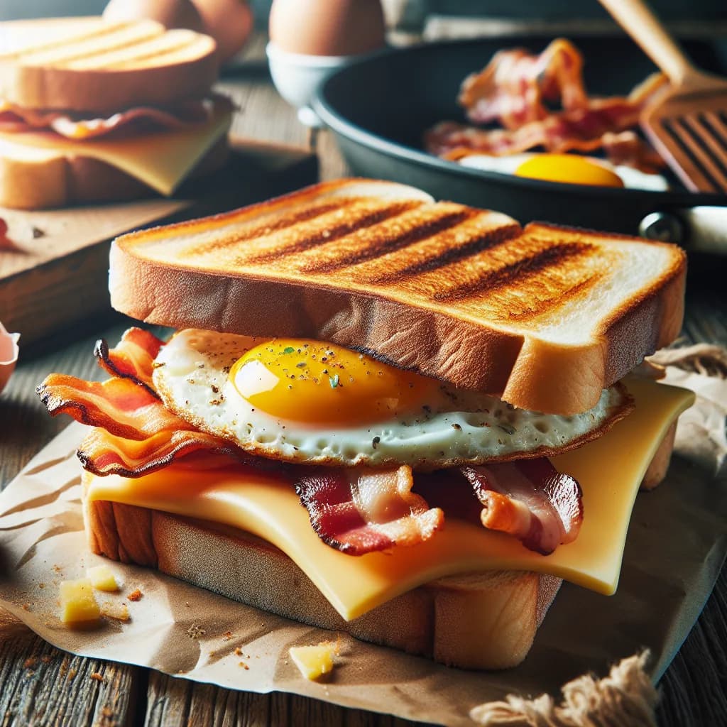 Classic Bacon, Egg, and Cheese Sandwich