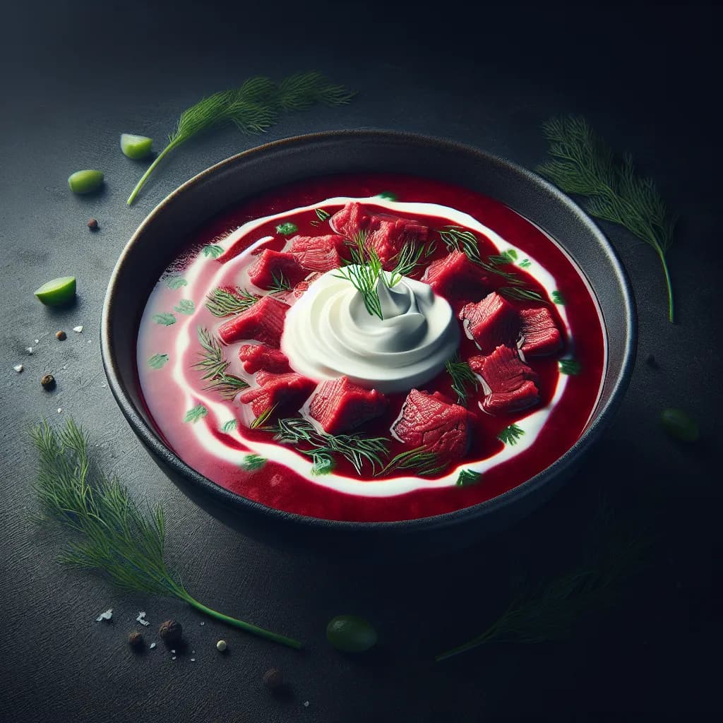 Classic Beef Borscht