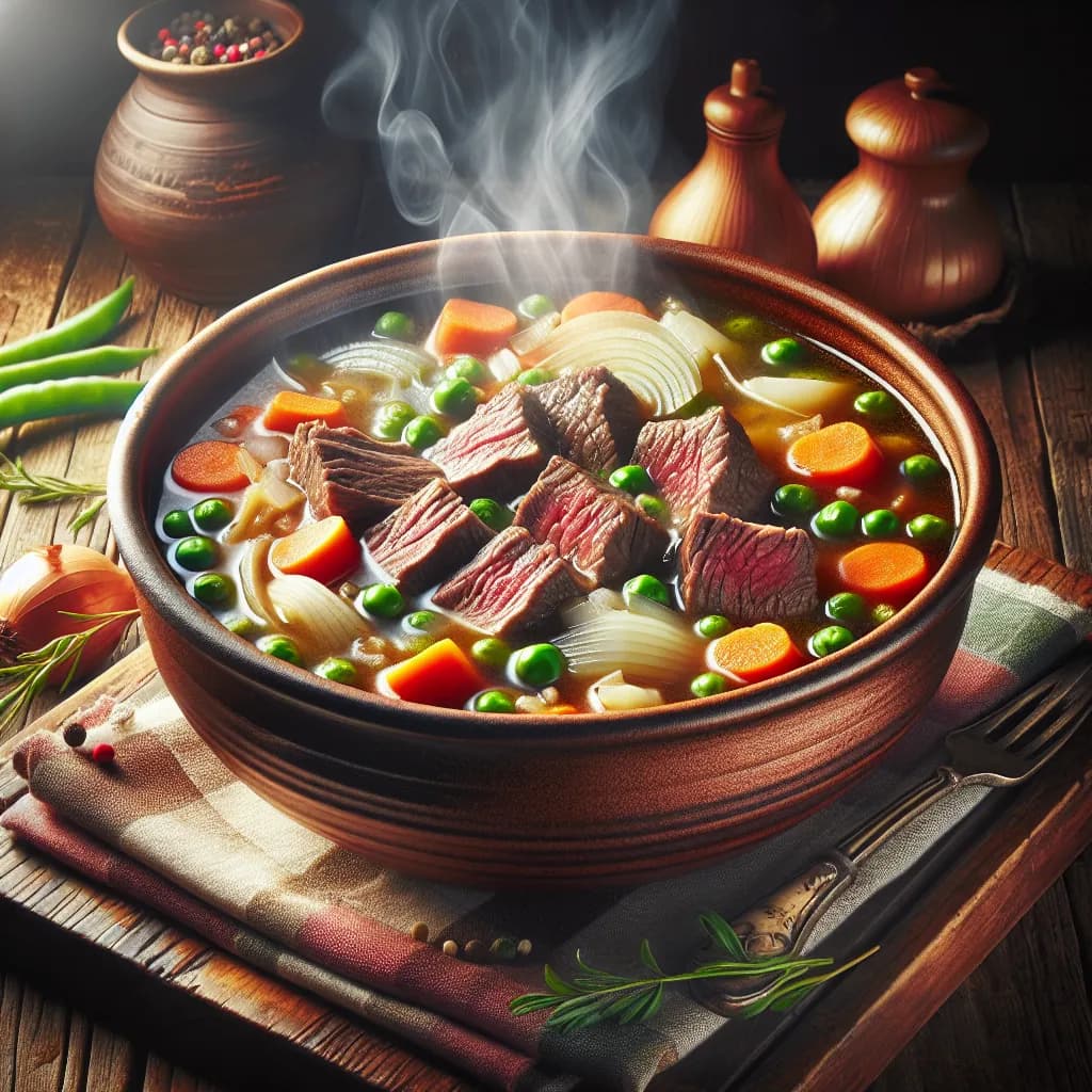 Classic Beef Steak Soup
