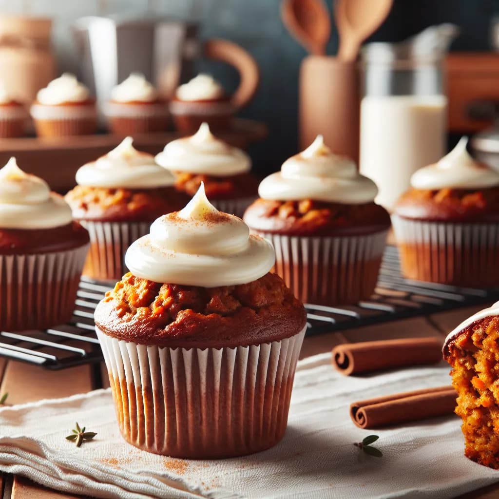 Classic Carrot Cake Muffins