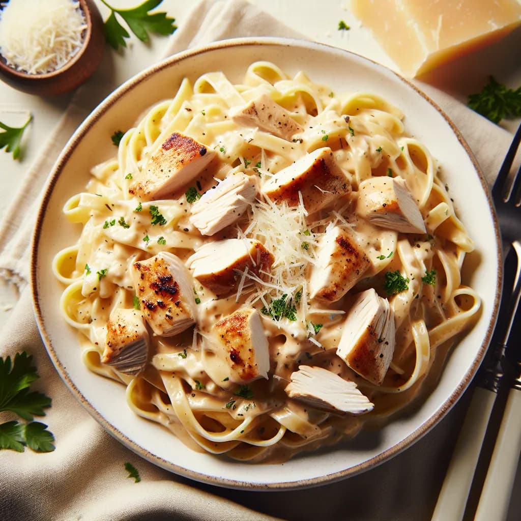 Classic Chicken Alfredo Pasta