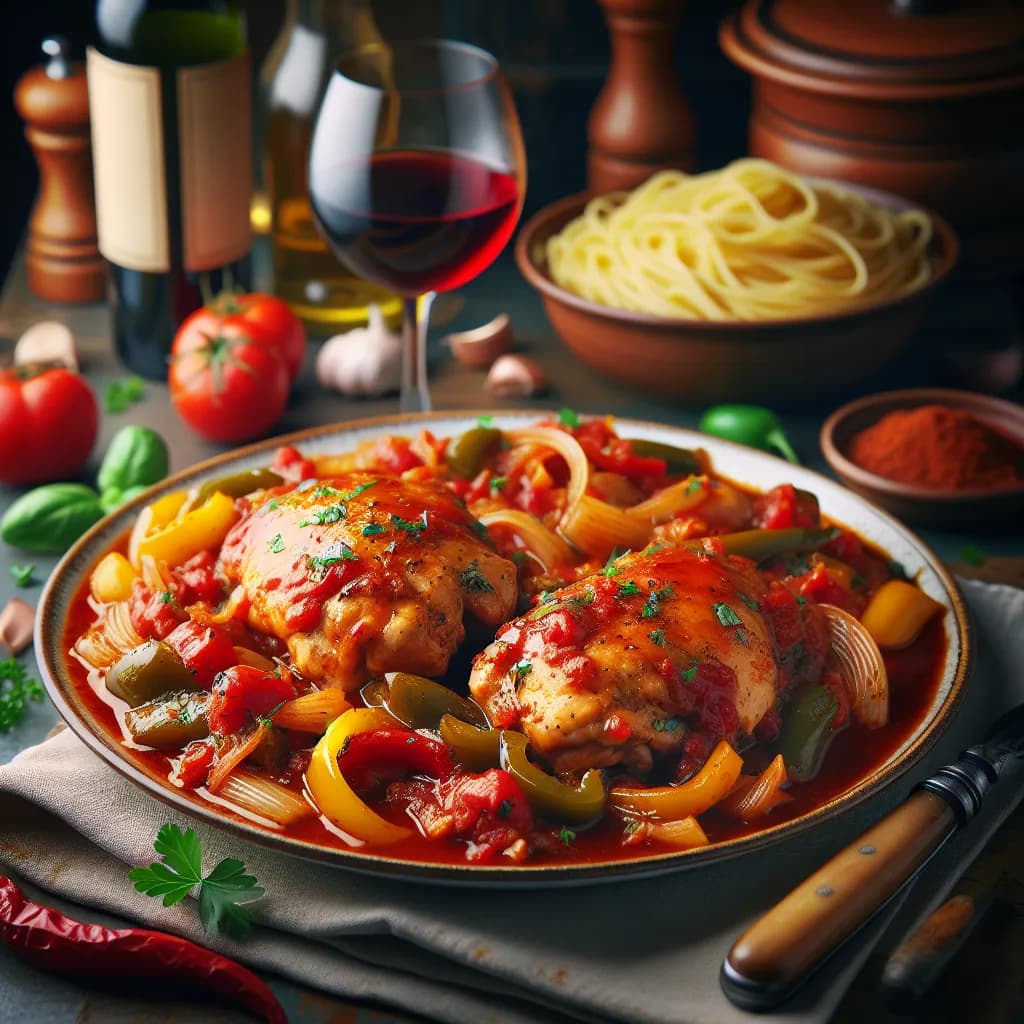 Classic Chicken Cacciatore