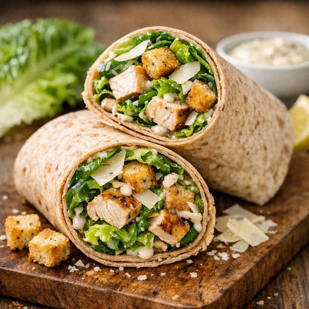 Classic Chicken Caesar Wrap