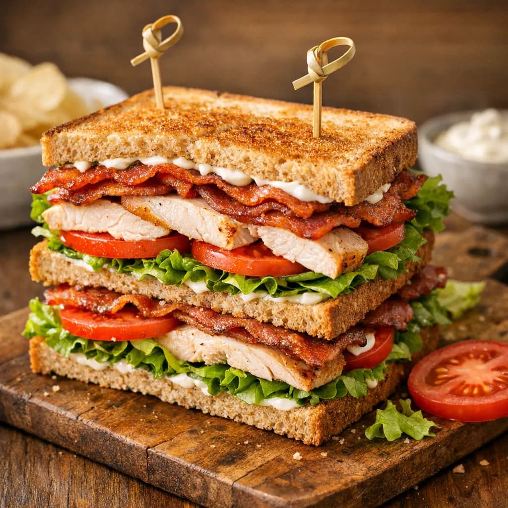 Classic Chicken Club Sandwich