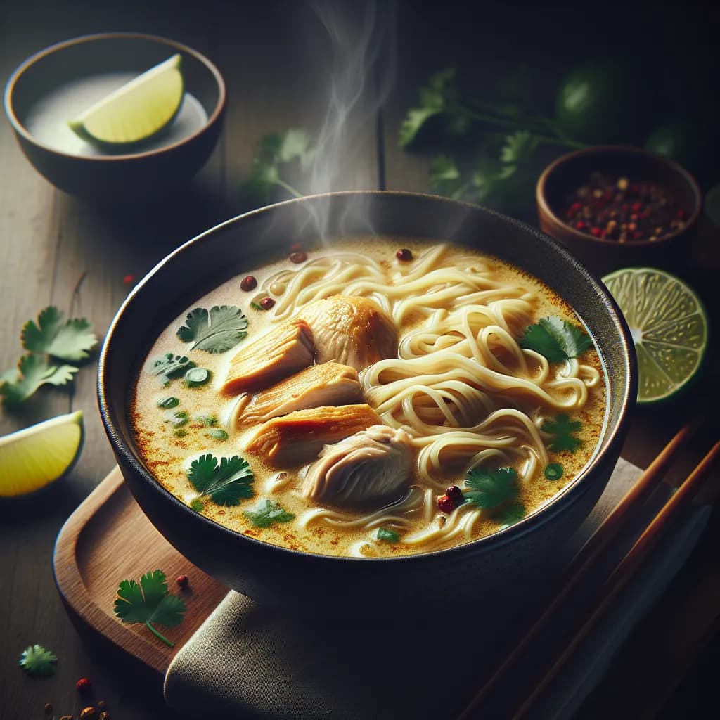 Classic Chicken Laksa Soup