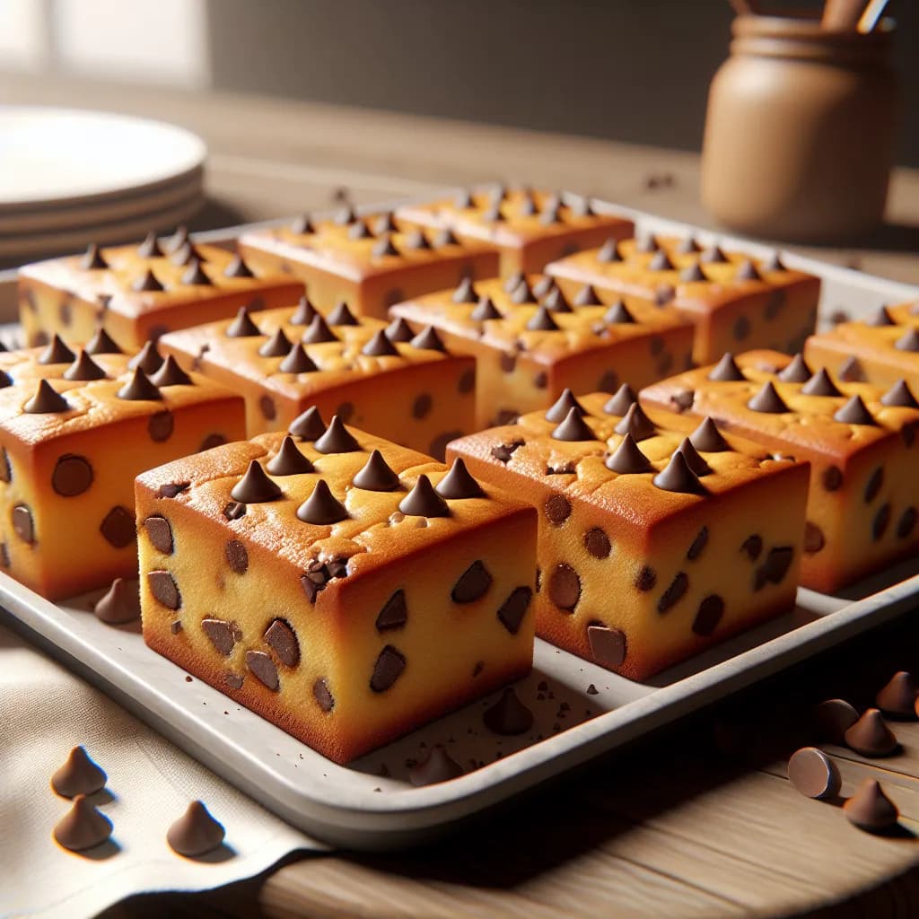 Classic Chocolate Chip Blondies