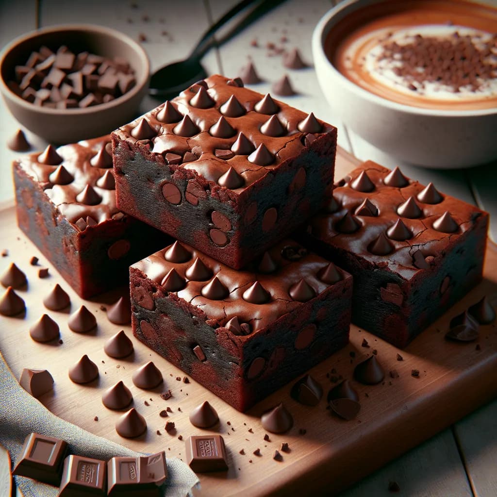 Classic Chocolate Chip Brownies