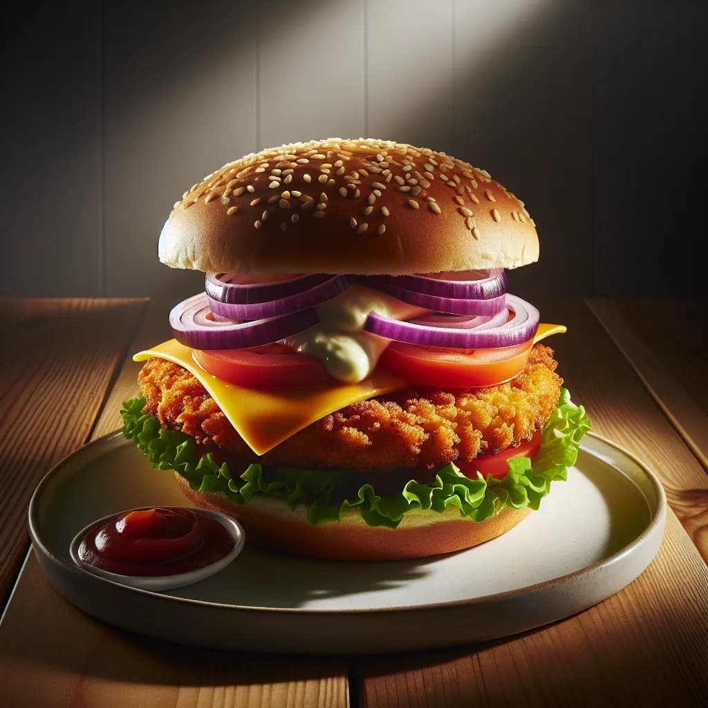 Classic Crumbed Chicken Burgers