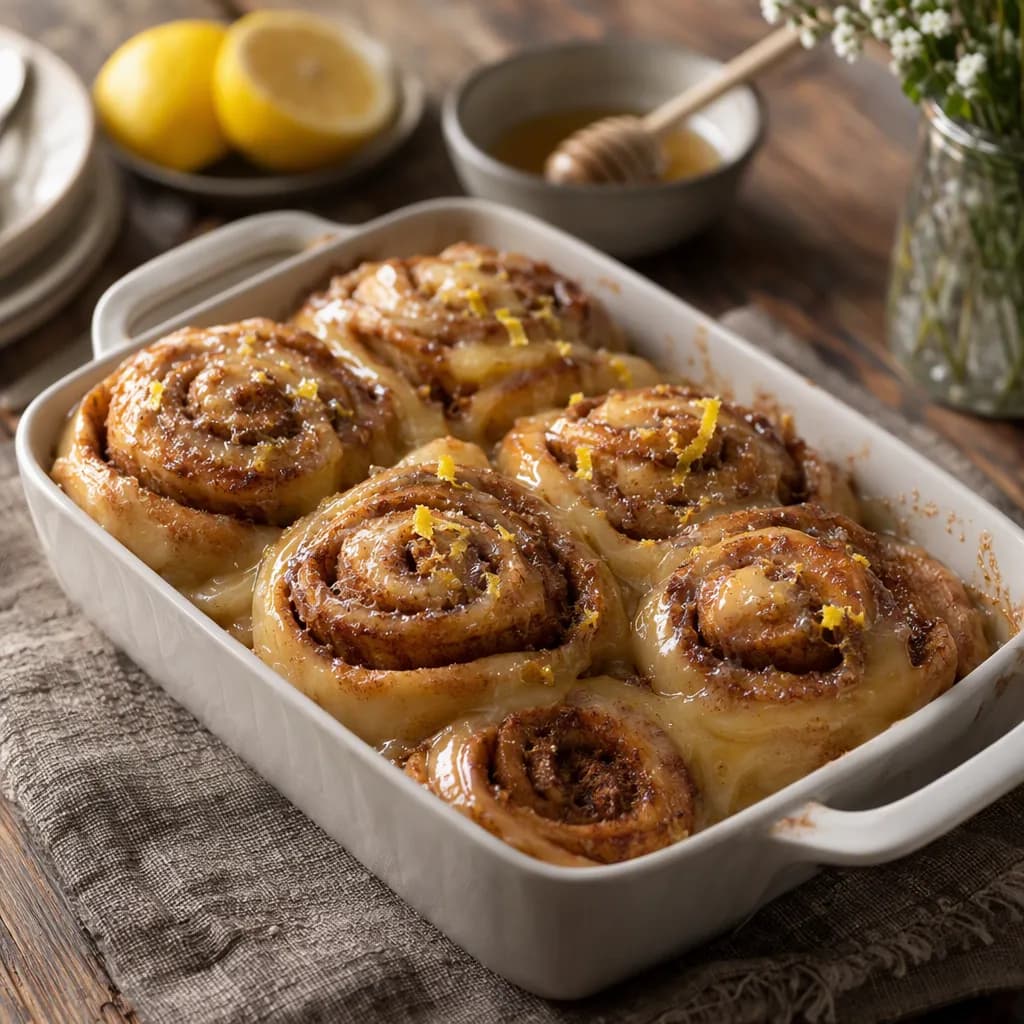 Classic Dairy-Free Honey Cinnamon Bun Rolls