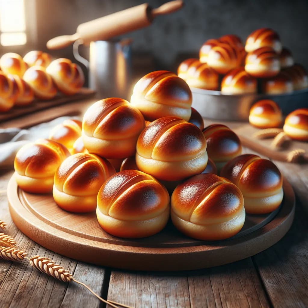 Classic French Brioche Buns