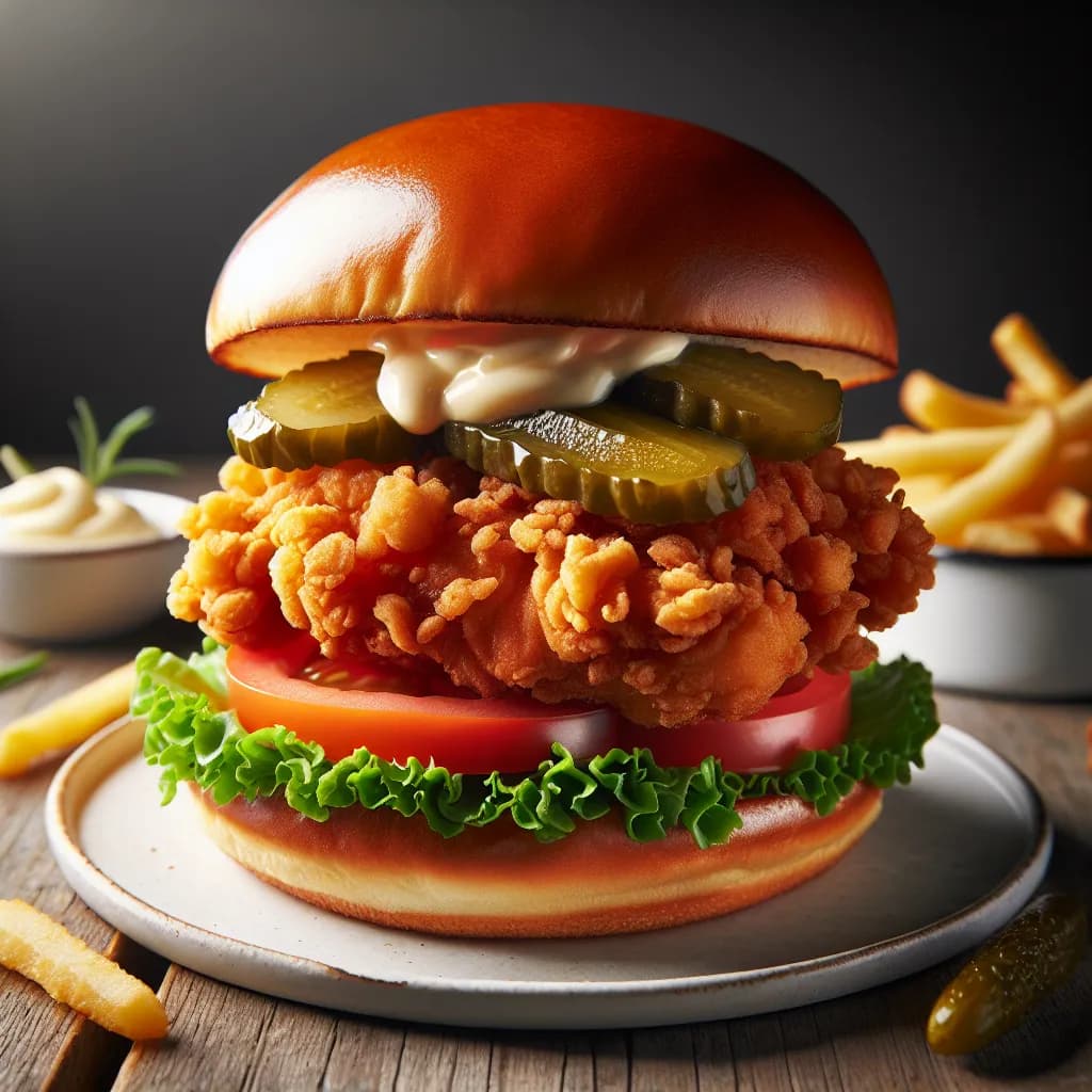 Classic Fried Chicken Burger