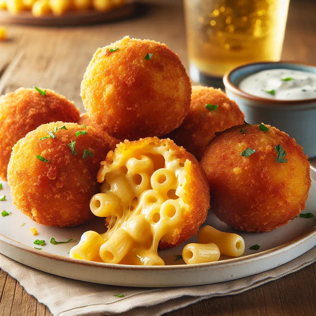 Classic Fried Mac n Cheese Balls