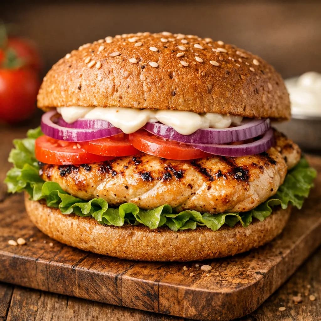 Classic Grilled Chicken Burger