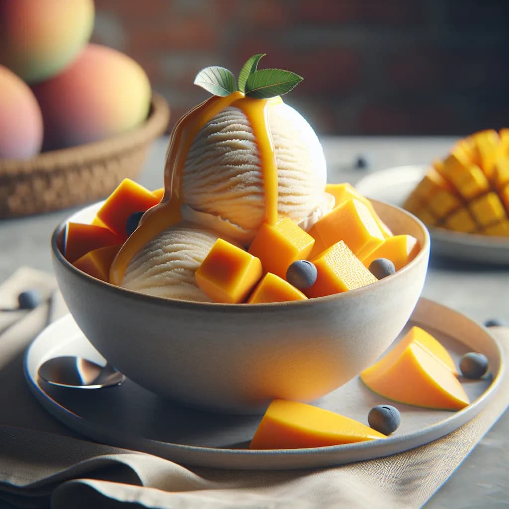 Classic Mango Ice Cream