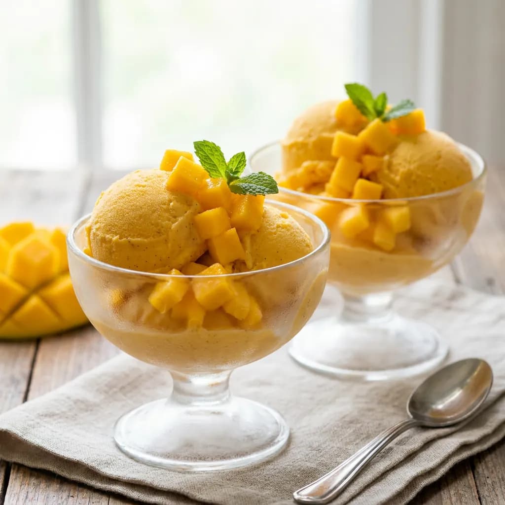 Classic Mango Vanilla Ice Cream