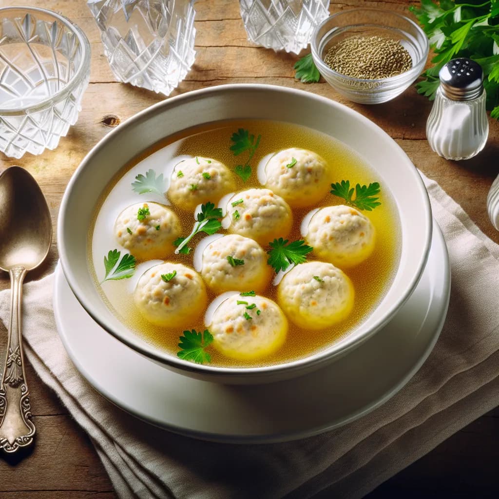 Classic Matza Ball Soup