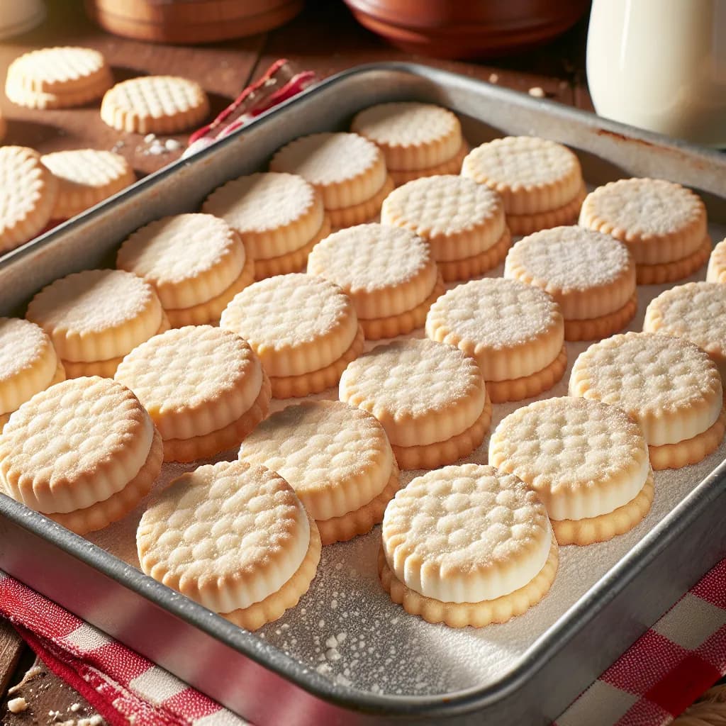 Classic Milk Powder Shortbread Cookies