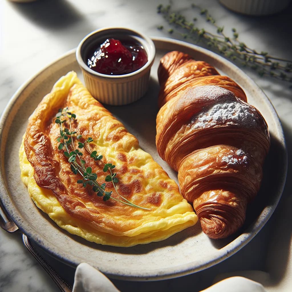 Classic Omelette Croissant