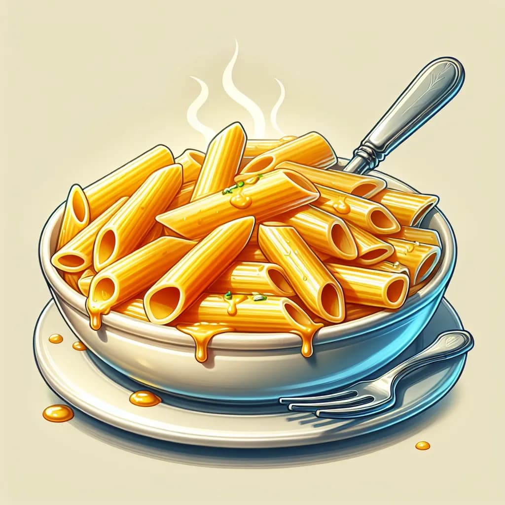 Classic Penne Pasta with Cheese