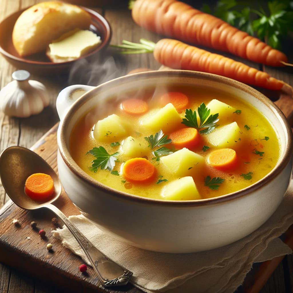 Classic Potato and Carrot Soup