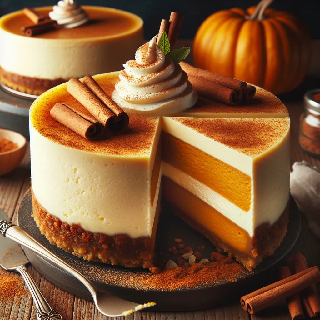 Classic Pumpkin Spice Cheesecake