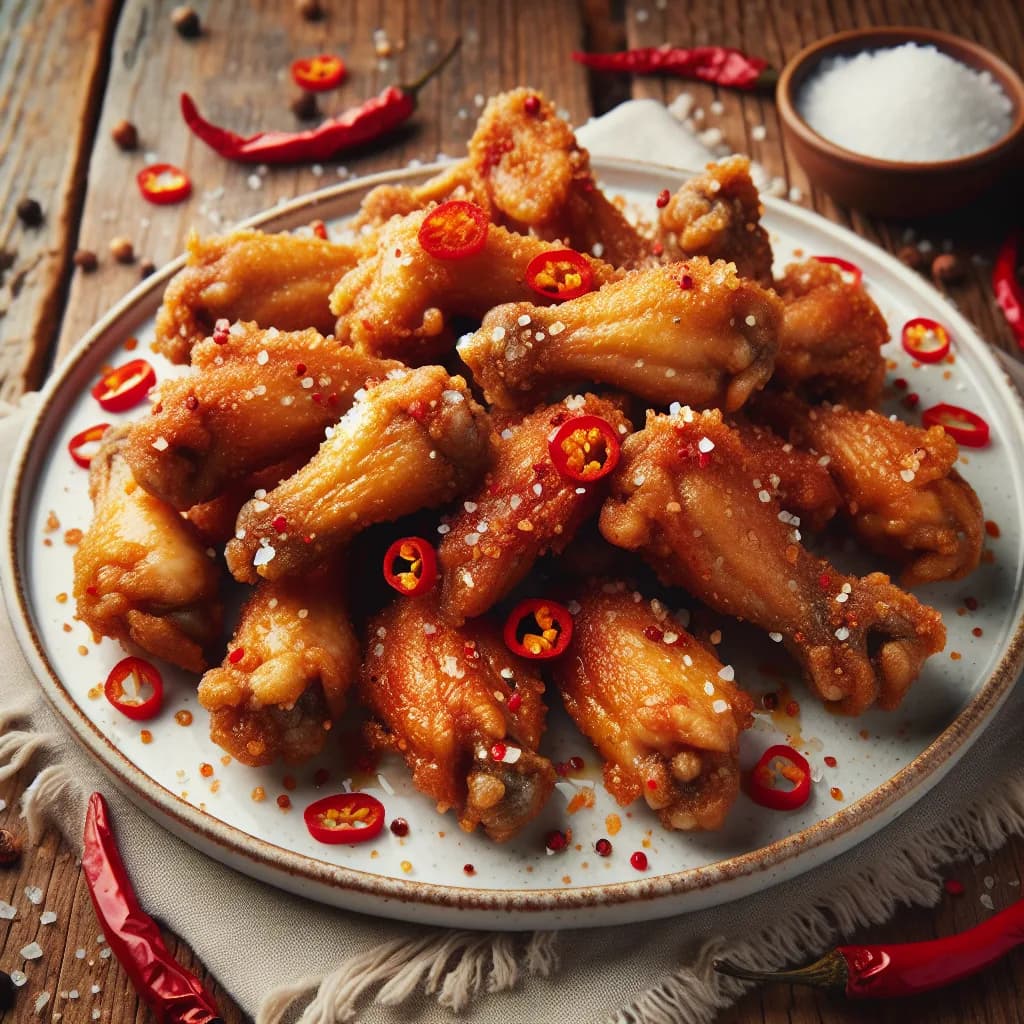 Classic Salt and Chilli Crispy Wings