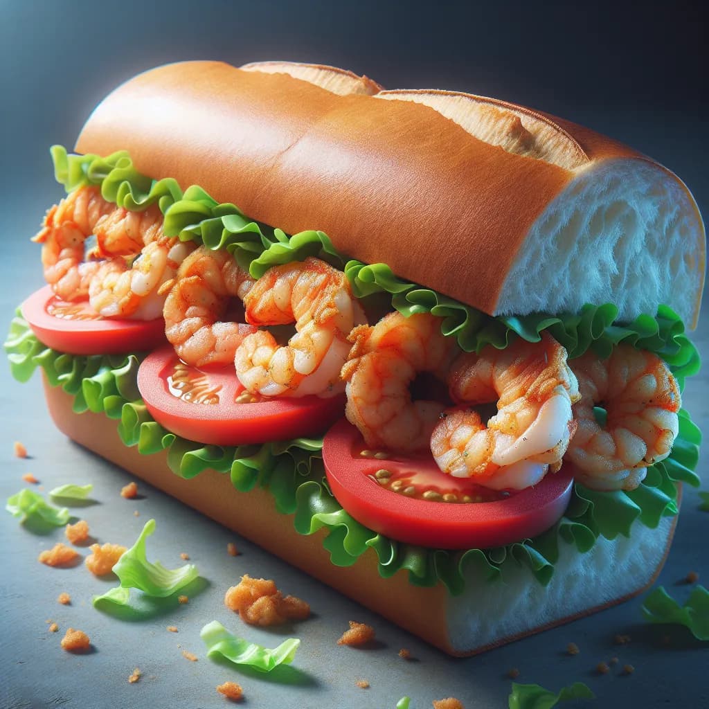 Classic Shrimp Po' Boy