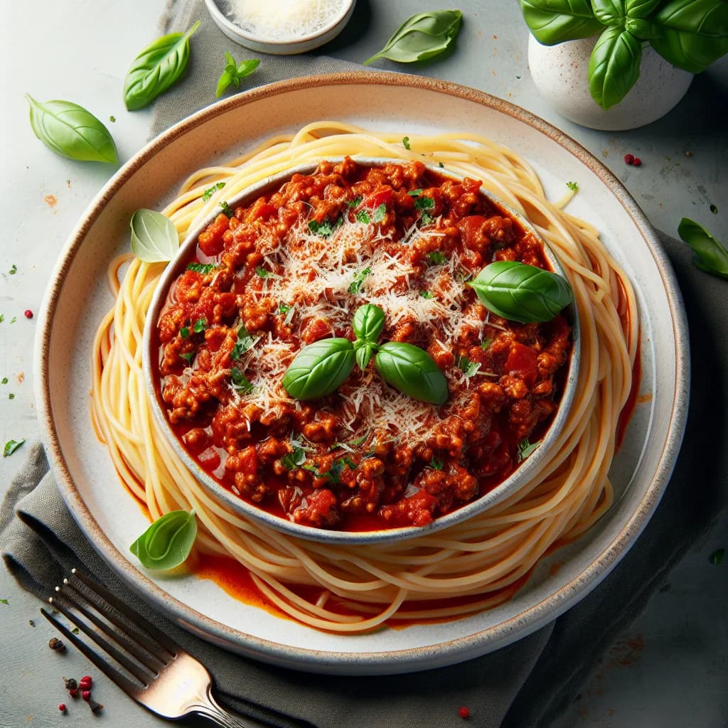 Classic Spaghetti with Meat Sauce