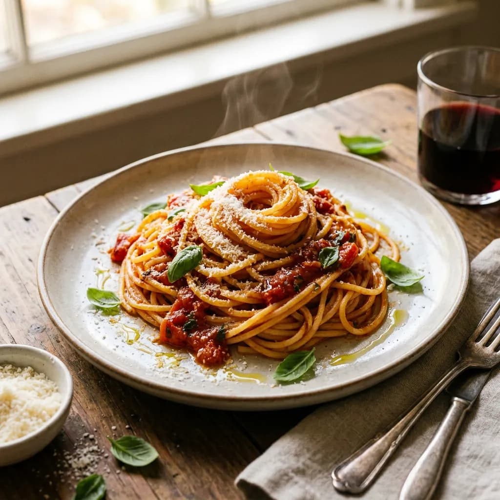 Classic Tomato Basil Pasta