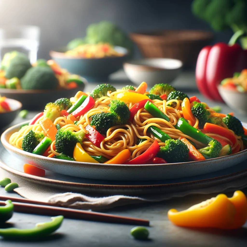 Classic Vegetable Noodle Stir Fry