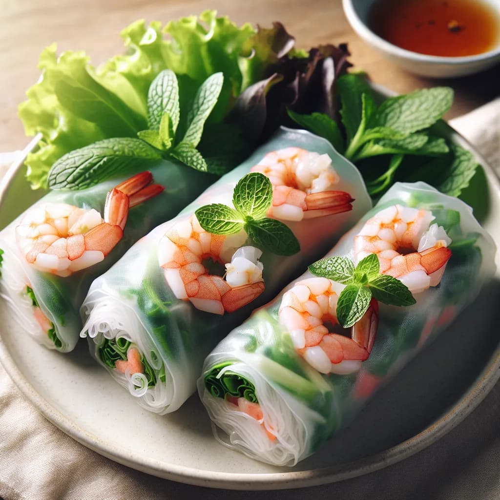 Classic Vietnamese Summer Rolls