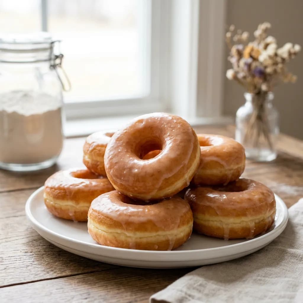 Classic Yeast-Raised Glazed Doughnuts