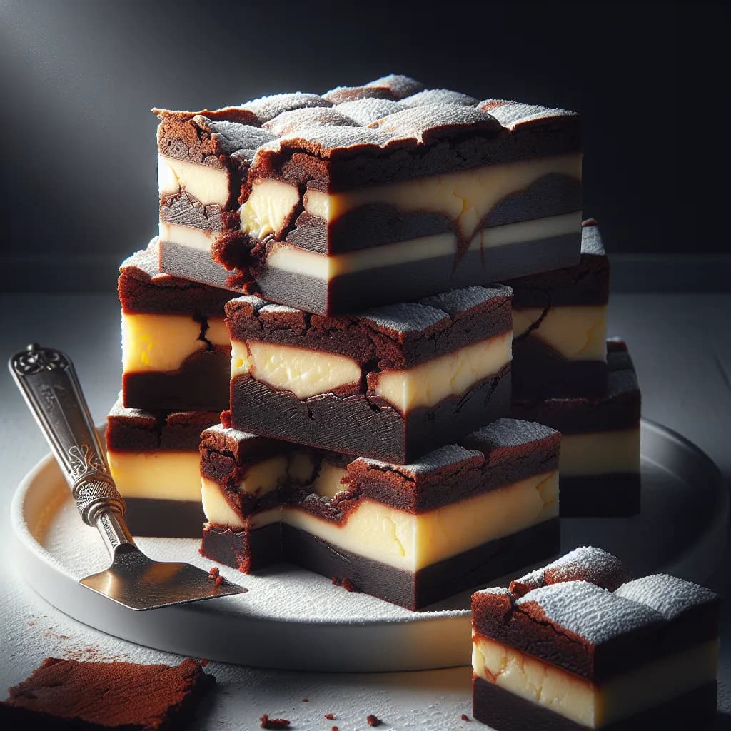 Cocoa Cream Cheese Brownies
