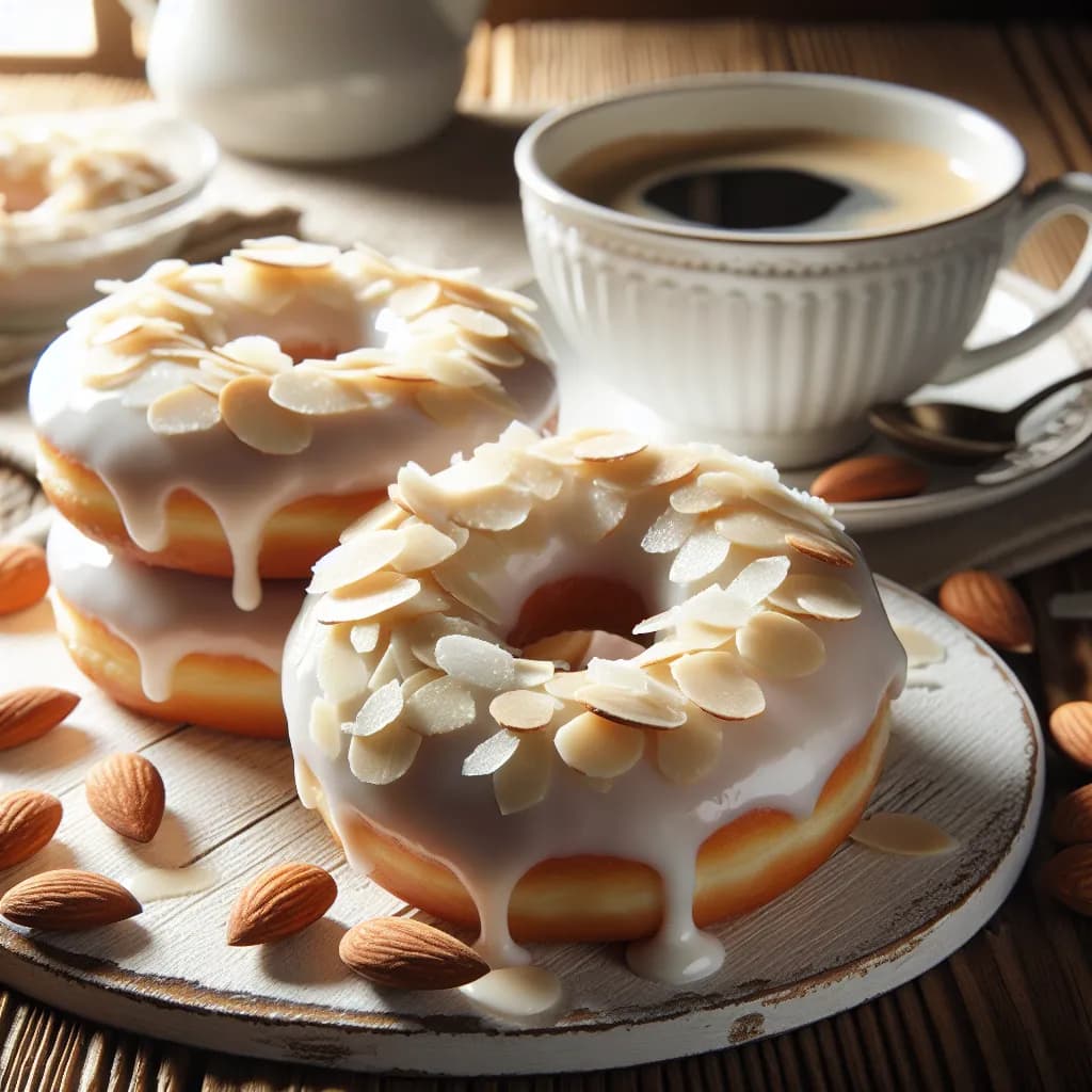 Coconut Almond Donuts