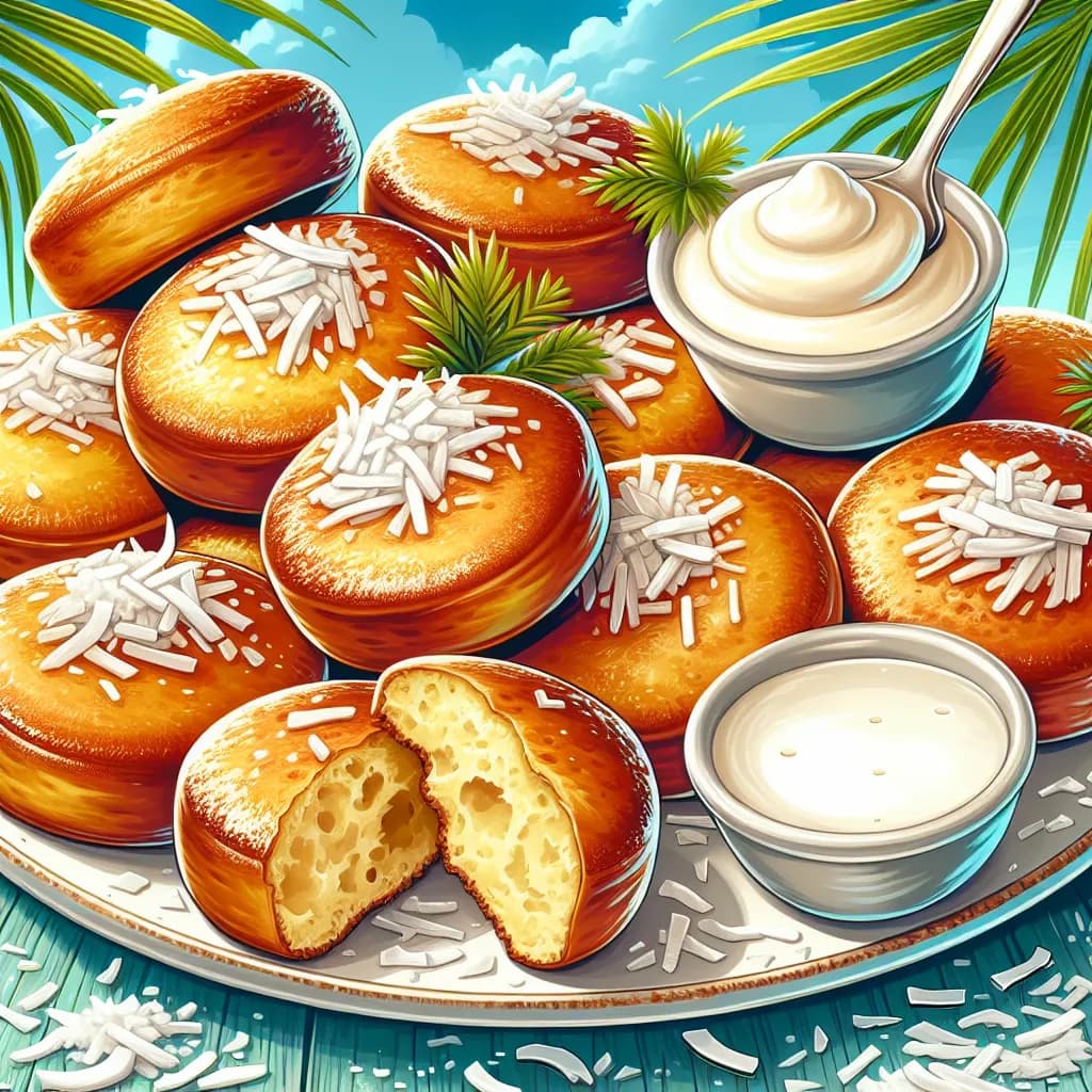 Coconut Caribbean Johnny Cakes