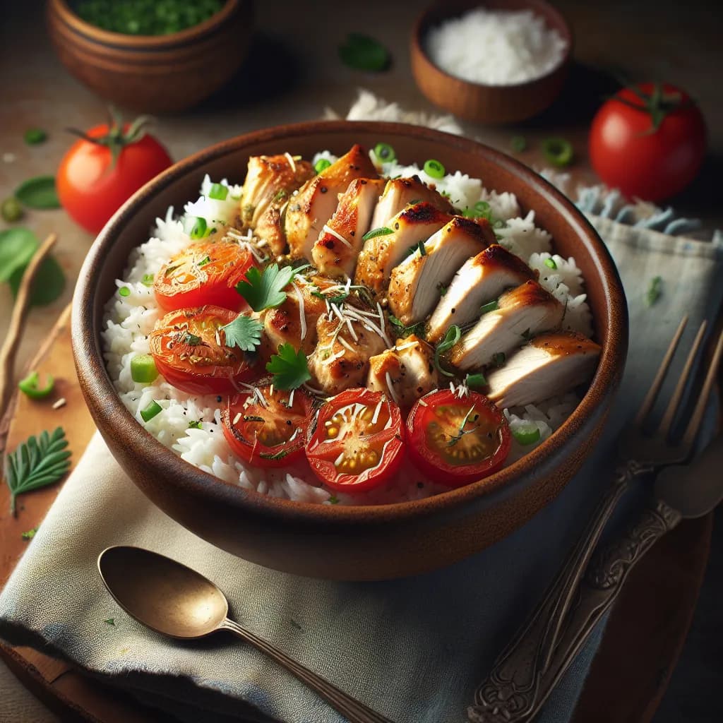 Coconut Chicken Rice Bowl