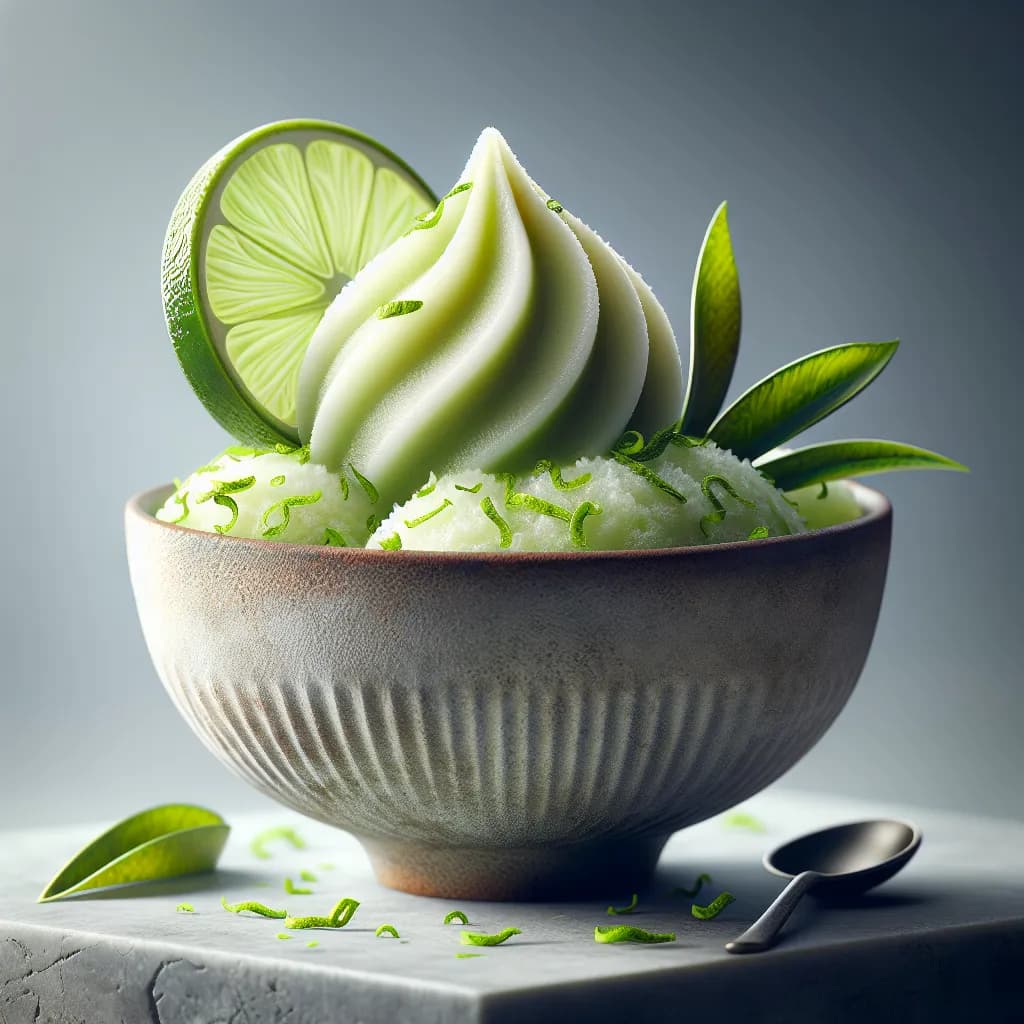 Coconut Lime Sorbet