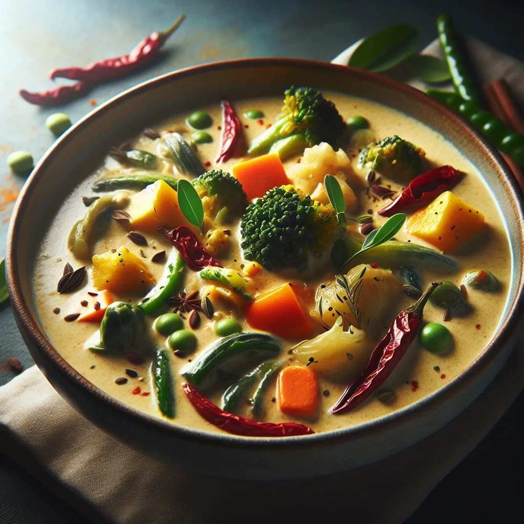 Coconut Milk Vegetable Curry