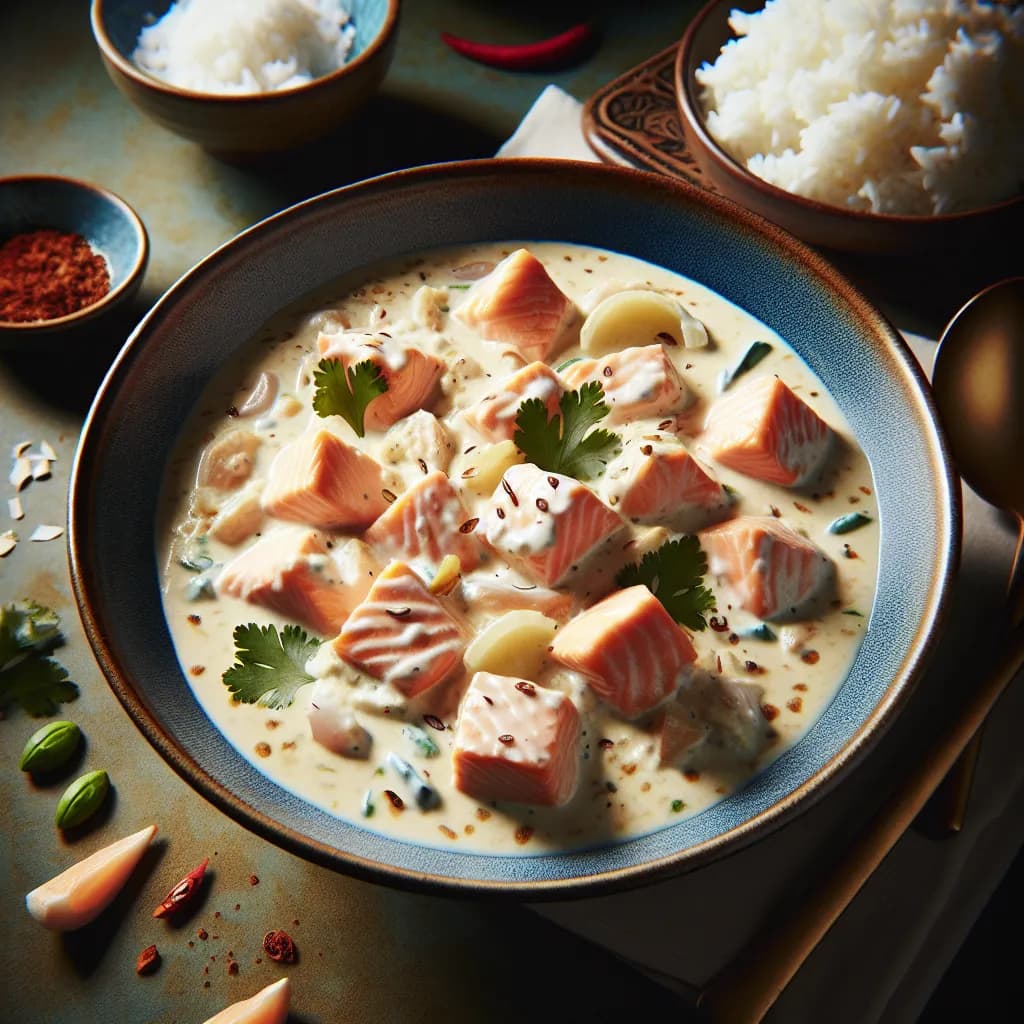 Coconut Salmon Curry