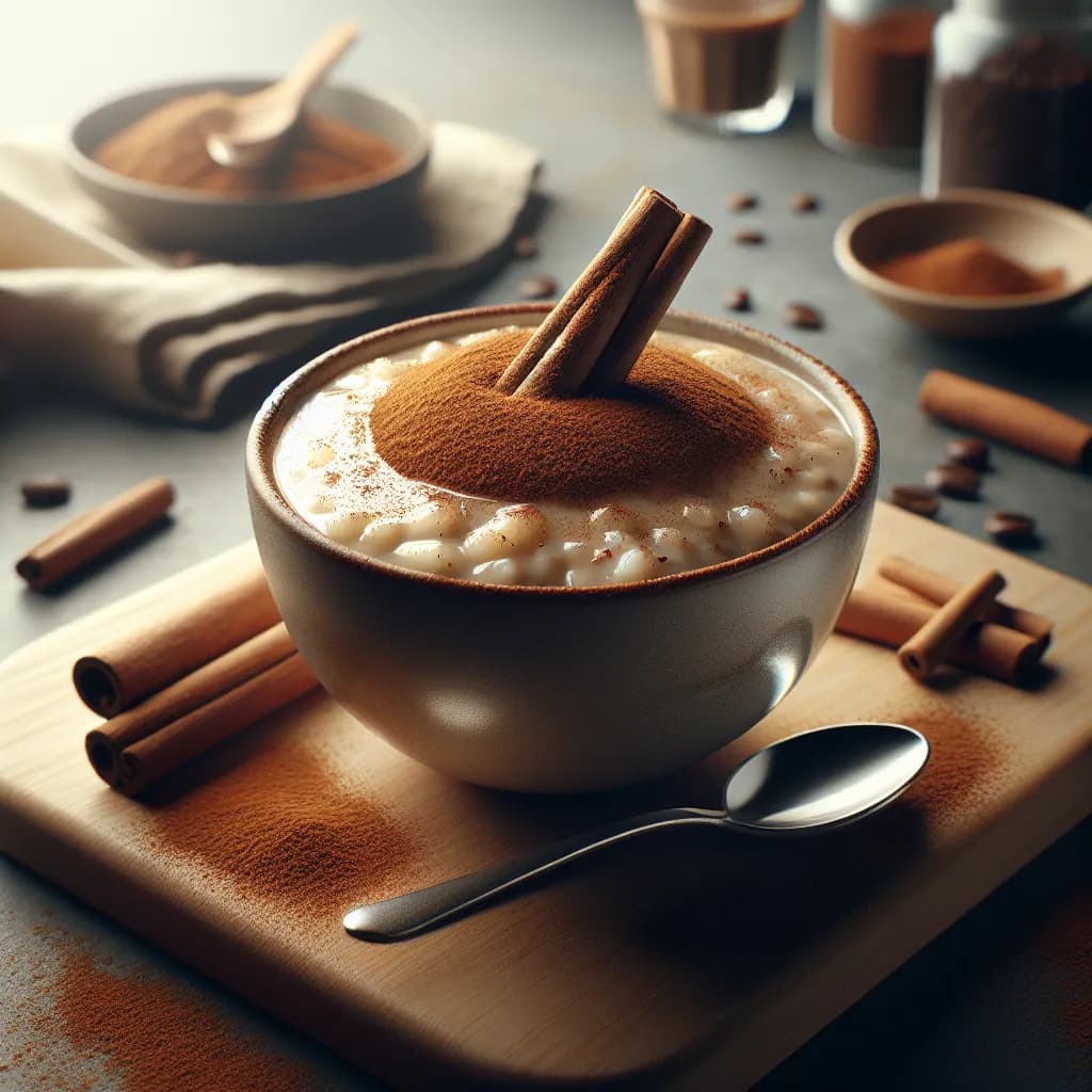 Coffee Flavored Rice Pudding