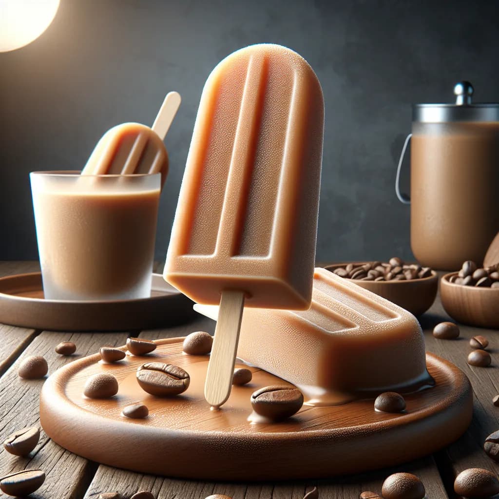 Coffee Milk Popsicles