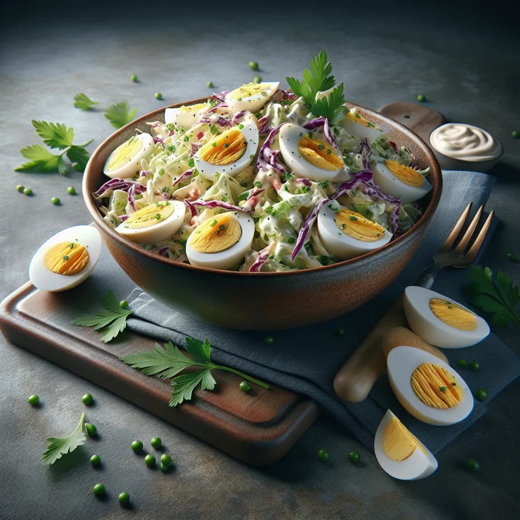 Coleslaw Egg Salad