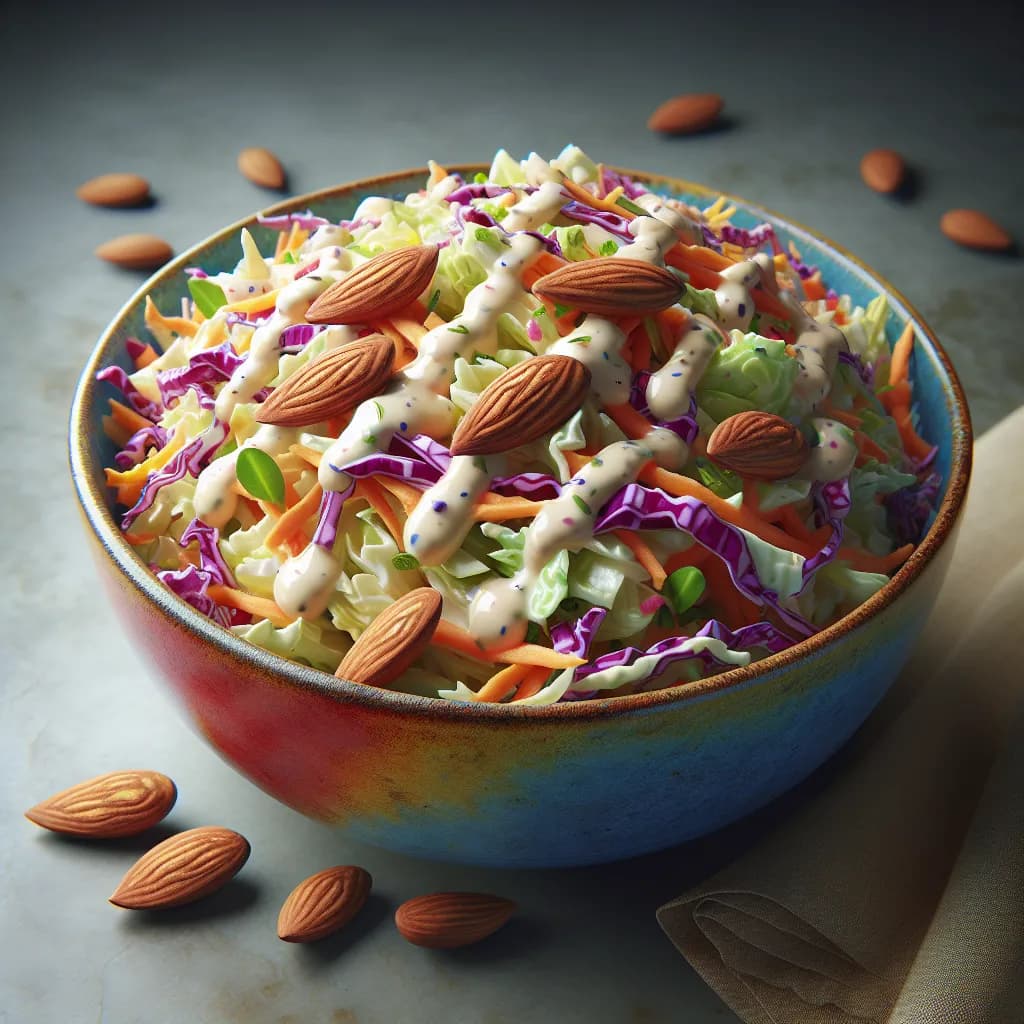 Coleslaw Mix with Almond Milk Dressing